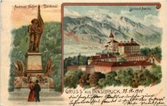 Gruss aus Innsbruck - Litho