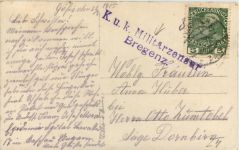 Heimatsgrüsse 1. WK - KuK Feldpost