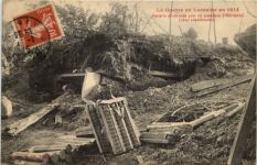 Batterie allemande pres du cimetiere d Herimenil