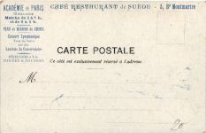 Paris - Cafe Restaurant de Suede