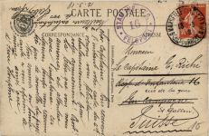 Targette apres le Bombardement - Feldpost Stab Inf Regiment