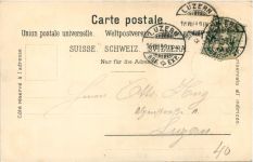 Souvenir de Bale Campagne - Litho