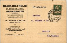 Bremgarten - Bürstenfabrik Gebr. Diethelm