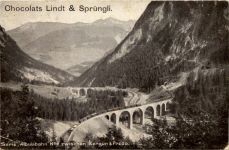 Albulabahn zwischen Bergün & Preda - Chocolats Lindt & Sprüngli