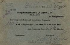 St. Margrethen - Fliegenfängerfabrik Aeroxon
