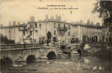 Luneville - Pont de la Rue Chanzy saute
