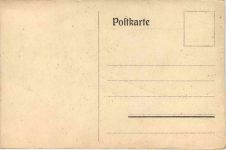 Künstlerkarte handgemalt
