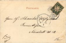 Weiden - Grundsteinlegung der katholischen Kirche 1899