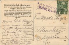 Sonnenheilanstalt Agathenhof - Hirt