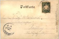 Gruss aus Freising - Mariensäule - Prägekarte