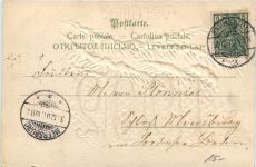 Jahreszahl 1902 - Prägekarte