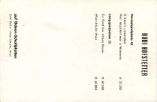 Film - Rudi Hofstetter - Schauspieler