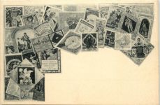 Briefmarken auf Ansichtskarten