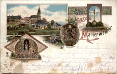Gruss aus Marienweiher - Litho