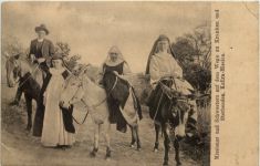 Missionar und Schwestern - Kafirn Mission