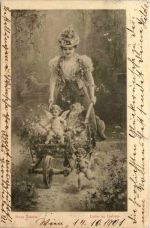Künstler AK - HAns Zatzka - liebe im GAlopp