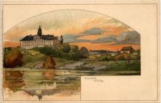 Saalfeld Schloss - Litho