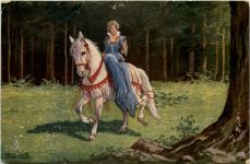 Künstler AK Mailick - Morgenritt