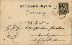 Cham - Hauptplatz - Litho