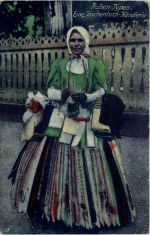 Russia - Russen Typen - Taschentuch Händlerin