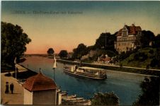 Lübeck, Elb-Trave-Kanal mit Kaisertor
