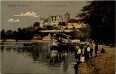 Solbad Bernburg, Schloss mit Saalepartie
