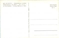 Minden, Schachtschleuse zwischen Mittellandkanal und Weser