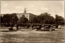 Dessau, Schloss von der Mulde aus