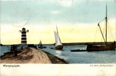 Warnemünde, Die neue Hafeneinfahrt