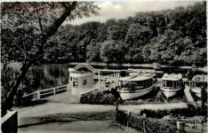 Malente - Gremsmühlen, Anlegebrücke 5-Seen-Fahrt am Dieksee