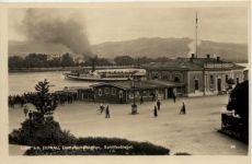Linz a. D., Dampfschiffstation, Schiffsabfahrt