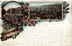 Gruss aus Triest - Litho