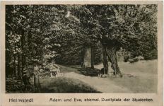 Helmstedt - Adam und Eva - ehem. Duellplatz der Studenten