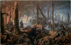 Verdun - Erstürmung des Waldes - eldpost Res. Inf. Regt. 208