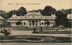 Dresden, Pillnitz, Kgl. Lustschloss, Bergpalais, Schlossgarten