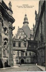 Dresden, Übergang vom Kgl. Schloss nach der Kath. Hofkirche