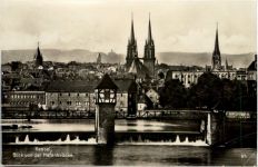 Kassel, Blick von der Hafenbrücke