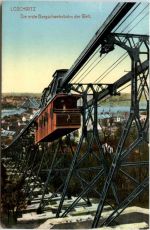 Dresden, -Loschwitz, die erste Bergschwebebahn der Welt