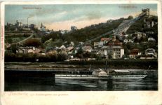 Dresden, -Loschwitz, vom Schillergarten aus gesehen
