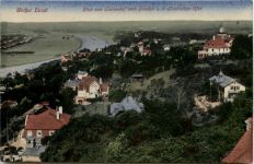 Dresden, Loschwitz, Blick vom Luisenhof, Weisser Hirsch