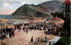 Street Scene in Avalon - California