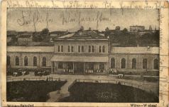 Wilna - Bahnhof - Feldpost K. B. Kavallerie Div