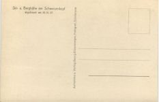 Ski und Berghütte am Schwarzenkopf abgebrannt 1927 - Schliersee