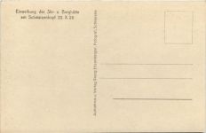 Ski und Berghütte am Schwarzenkopf 1926