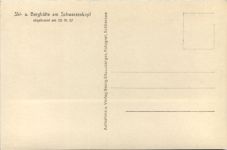 Ski und Berghütte am Schwarzenkopf abgebrannt 1927 - Schliersee