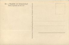 Ski und Berghütte am Schwarzenkopf abgebrannt 1927- Schliersee