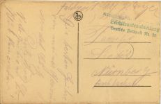 Tournai - Feldpost Leichtkrankenabteilung