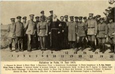 Erinnerung an die Übergabe der Allgäuer Feldstandarte 1915