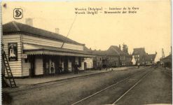 Wervicq - Interieur de la Gare - Feldpost Res Inf Regt 246