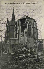 Kirche von Woinville bei St. Mihiel - Feldpost Bay. 19. Inf Regt46